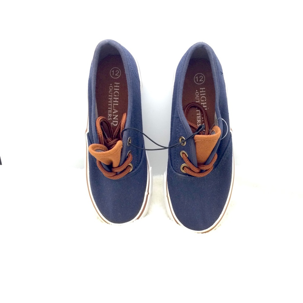 Boys canvas sneakers. Size youth 12 .new